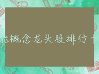 储能概念龙头股排行十名