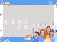 新能源充电桩充电收费标准, 新能源充电桩的收费规定